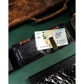Elegancki, skórzany portfel męski z systemem RFID - Peterson