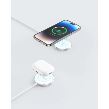 INNOSTYLE MAGEASE ŁADOWARKA INDUKCYJNA BEZPRZEWODOWA DO MAGSAFE IPHONE MAGEASE 15W CZARNA