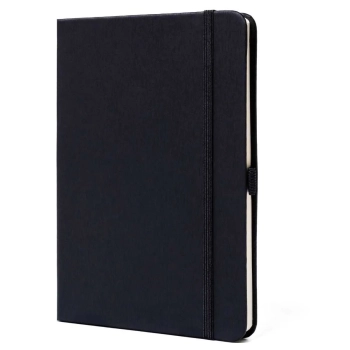 Notes planer dziennik B6 z gumką zakładką elegancki twarda okładka Peterson