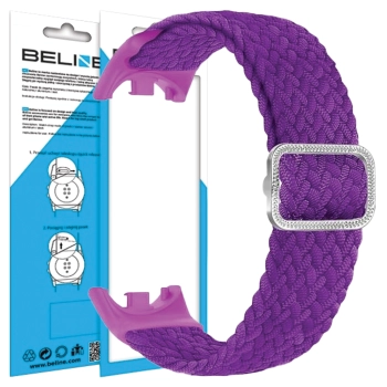 Beline pasek Mi Band 9/8 Nylonfioletowy/purple