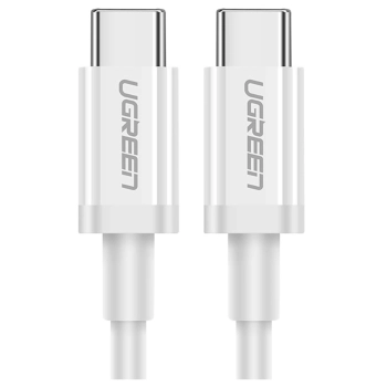 Kabel Ugreen US264 60518 USB-C / USB-C PD QC AFC 1m - biały