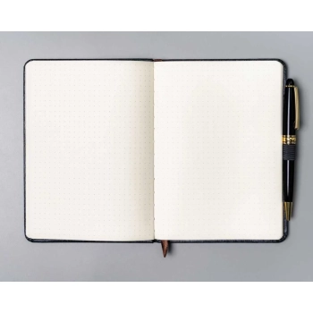 Notes planer dziennik B6 Peterson elegancki twarda okładka z zakładką gumką