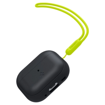 SPIGEN SILICONE FIT STRAP APPLE AIRPODS PRO 1 / 2 BLACK/PHANTOM GREEN