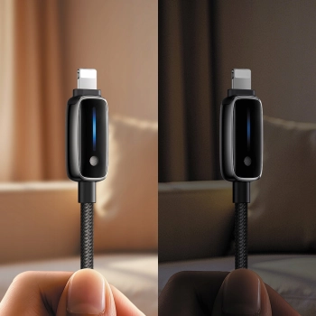 MCDODO ŁADOWARKA KABEL USB-C DO IPHONE LIGHTNING SZYBKIE ŁADOWANIE 1M LED