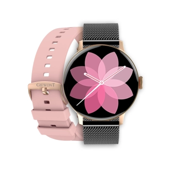 Smartwatch Damski GIEWONT Złoto do codziennego noszenia
