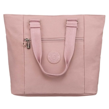 Nylonowy, pojemny shopper damski - Peterson