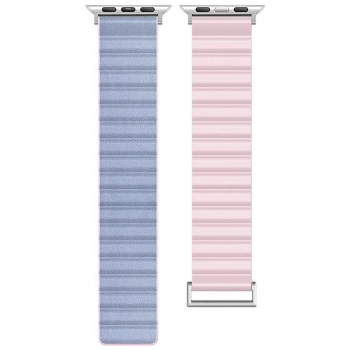 Beline pasek Apple Watch Magnetic Pro38/40/41mm różowo/błękitny  pink/sierra box