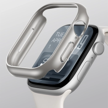 Etui ochronne AMAZINGTHING Minimal na Apple Watch Series 11 46mm - srebrne