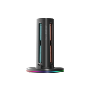 Stacja ładująca AMAZINGTHING Thunder Pro PlayDock Charger do kontrolerów Nintendo Switch 2 - czarna
