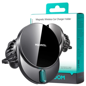 Magnetyczna ładowarka samochodowa Joyroom JR-ZS409 bezprzewodowa (czarny)