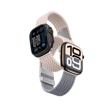Zestaw 2 pasków AMAZINGTHING Blend Band do Apple Watch 42mm - różowo-szary / różowy