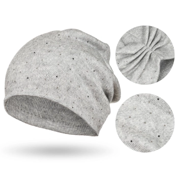 Czapka beanie damska slouchy PETERSON jesień zima
