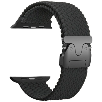 Pasek Beline Woven Nylon Parachute do    Apple Watch 42/44/45/49mm czarny