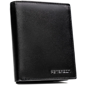 Portfel męski skórzany czarny elegancki z RFID Peterson zestaw prezentowy