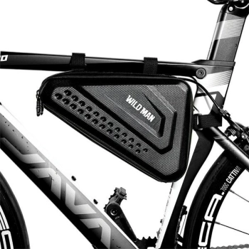 WILDMAN Etui/sakwa na ramę roweru ES19   1L uchwyt rowerowy czarna/black