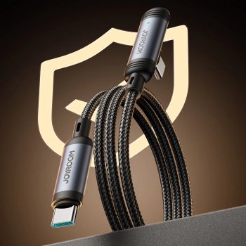 Kabel Joyroom S-A56 EnjoyX Series 90° USB-C - USB-C 60W 1,2m - czarny