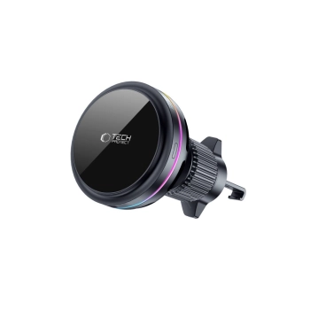 TECH-PROTECT V9 ARCTICBOOST MAGNETIC MAGSAFE DASHBOARD & VENT CAR MOUNT WIRELESS CHARGER 25W QI2.2 BLACK