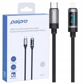PALPRO KABEL USB-C LIGHTNING SZYBKIE ŁADOWANIE DO APPLE IPHONE 12 13 14 1M