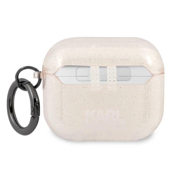 Karl Lagerfeld KLA3UKHGD AirPods 3cover złoty/gold Glitter Karl`s Head