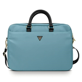 Guess Torba GUCB15NTMLLB 16 niebieski/blue Nylon Triangle Logo