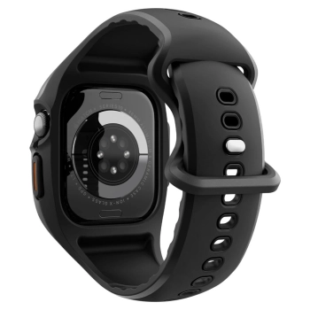 Pasek Spigen Liquid Air Pro na Apple Watch 46 mm - czarny mat