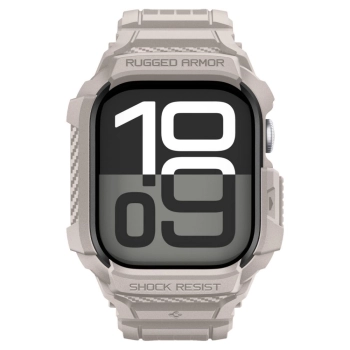 SPIGEN RUGGED ARMOR ”PRO” V2 APPLE WATCH 10 / 11 (46 MM) DUNE BEIGE