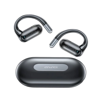 AWEI słuchawki Bluetooth 5.4 OWS T93+ stacja dokująca czarny/black
