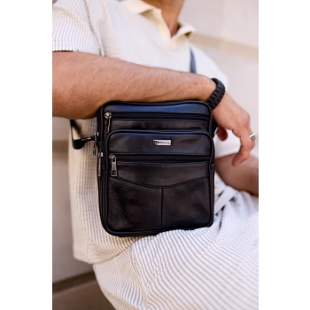 ROVICKY torba męska skórzana mała saszetka listonoszka crossbody na ramię