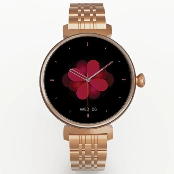 Smartwatch HiFuture Aura damski - różowo-złoty