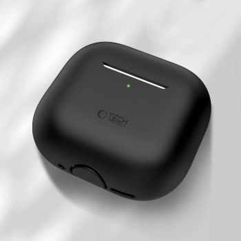 Etui Tech-Protect Silicone na Apple AirPods 4 - czarne