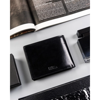 PETERSON PREMIUM portfel męski skórzany + pudełko