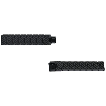 Pasek PITAKA Carbon Fiber Retro do Apple Watch 1/2/3/4/5/6/7/8/9/10/11/SE/SE 3/Ultra/Ultra 2/Ultra 3 czarno szary