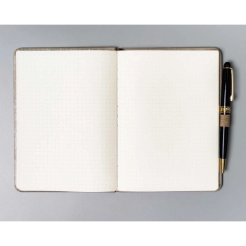 Notes planer dziennik B6 z zakładką gumką elegancki twarda okładka Peterson