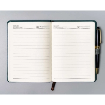 Notatnik B6 notes planer z gumką twarda okładka dziennik Peterson w linie