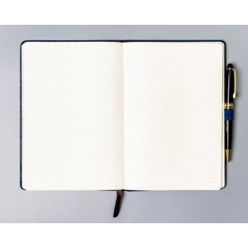Notes notatnik planer Peterson A5 w kropki zeszyt z gumką organizer