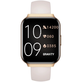 Smartwatch Gravity Różowe Złoto Pasek + Bransoleta GT44-2