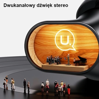 USAMS Słuchawki Bluetooth 5.1 TWS BHseries bezprzewodowe czerwony/red BHUBH03