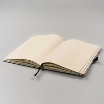 Notatnik A5 PETERSON notes na gumkę twarda okładka kolorowy nadruk planer