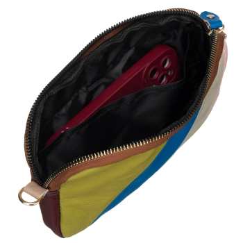 Saszetka damska torebka skórzana listonoszka śliczna na ramię crossbody