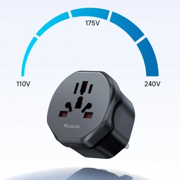 MCDODO ADAPTER PODRÓŻNY PRZEJŚCIÓWKA ANGIELSKA WTYCZKA UK DO USA EU US UK