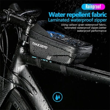 Etui/uchwyt rowerowy TAKEZEROA2 sakwa na ramę czarny/black