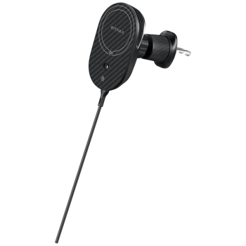 Uchwyt samochodowy z ładowarką           bezprzewodową PITAKA MagEZ Pro 2 Qi2 15W NFC Magsafe czarno szary