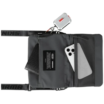 Torebka Crossbody Skinarma Juno ciemno   szary