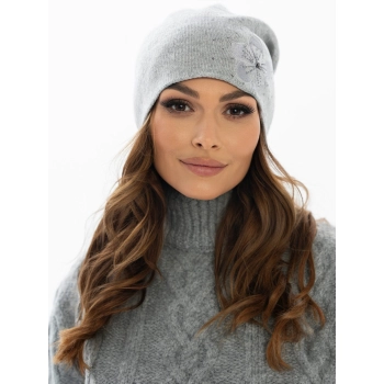 Czapka szara elegancka unisex do codziennego noszenia zapach