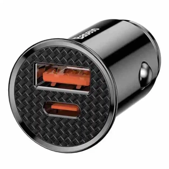 Ładowarka samochodowa Baseus Circular PD QC4.0+ 5A 30W (czarna)