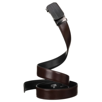 Pasek PU+skóra 35 mm PTN AB35-115-03-PUL BROWN