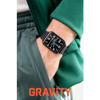 Smartwatch Gravity Czarny 2 Paski GT17-7