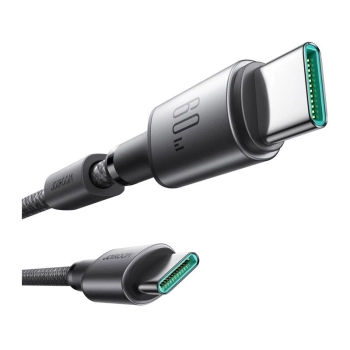 Kabel USB-C - USB-C Joyroom S-A50, 60W, 1,2m szary