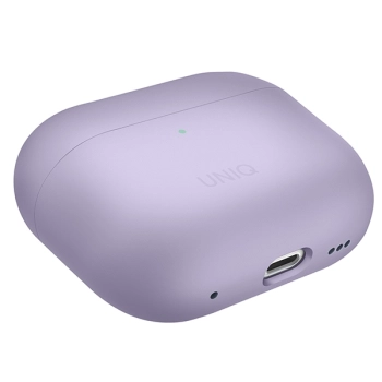 UNIQ etui Lino AirPods Pro 2 genSilicone (2022/2023) liliowy/lilac lavender