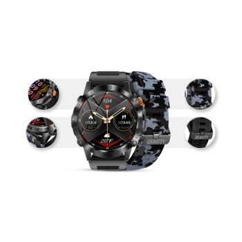 Smartwatch Gravity do codziennego noszenia i monitorowania